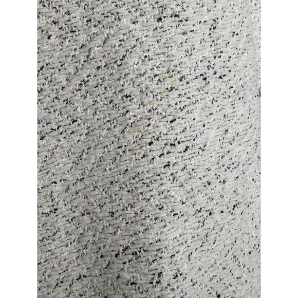 VGUC NIC+ZOE Plus Ribbon Trim Fringe Jacket Cream Navy Waffle size 3X READ - Picture 14 of 14